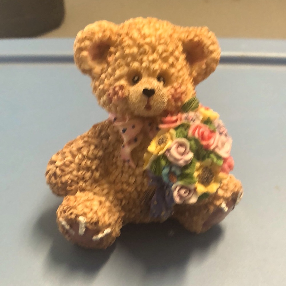 Vintage💗💗 Boyd’s Bear Collection (Resin) Bouquet Bear💐💐💐💐